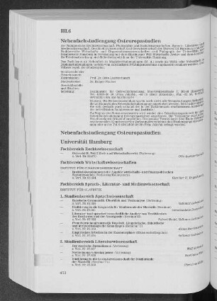III.3 Senatsunmittelbare Einrichtungen