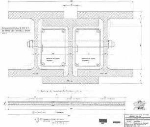 Ulm Hbf: Empfangsgebäude Bst-Überdachung Bst.1 STA,Dach,Bewehr der Hohlräume des UZ ,SL