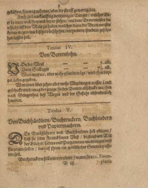Titulus IV. Von Bottenlohn.