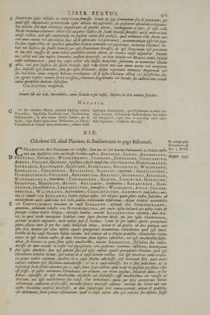 XIX. Chlodovei III. aliud Placitum de Baddanecurte in pago Belvacensi.