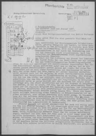 Friedrichshafen mit Ailingen und Oberteuringen: Visitationsbericht mit Pfarrberichten 1956