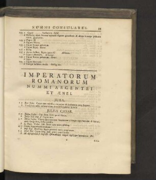 Imperatorum romanorum nummi argentei et aenei.