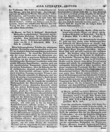 Heidler, K. J.: Ueber den Gebrauch mineralischer Wässer am Abend. Mit besonderer Rücksicht auf Marienbad. Leipzig: Hinrich 1836