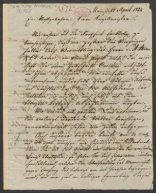 Brief an Ludwig van Beethoven : 27.04.1824