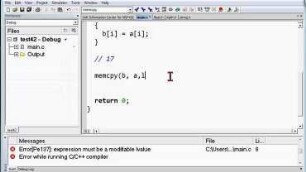 06.02.2 Arrays kopieren, memcpy