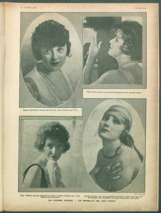 Las mujeres bonitas. : Las estrellas del cine yanqui