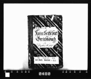 Gerichtshandelsbuch von Kleinseitschen