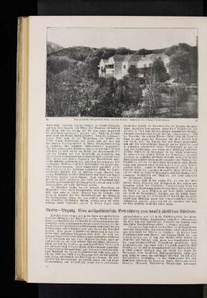 Das griechische Königsschloß Tatoi vor dem Brande.