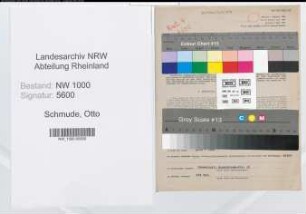Entnazifizierung Otto Schmude, geb. 14.02.1887 (Zollsekretaer)