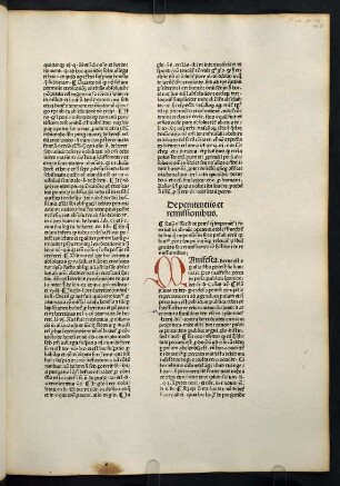 De penitentiis et remissionibus. ...