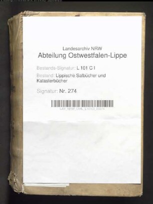 Salbuch der Vogtei Hohenhausen von 1824, Bd. 1 (Duplikat)