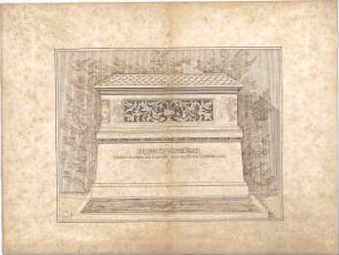 Hildebrand, Adolf von; Florenz (Italien) - Cimitero degli Allori; Grabdenkmal Heinrich Homberger - Perspektive