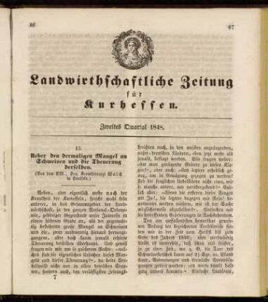 Zweites Quartal 1848