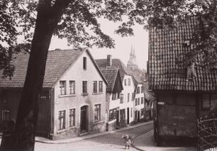 Bielefeld, Burgstraße : Bielefeld. Burgstraße. Blick von der Ecke Kesselstraße