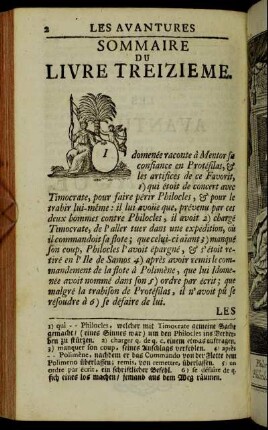 Sommaire du Livre treizieme. - Livre treizieme.