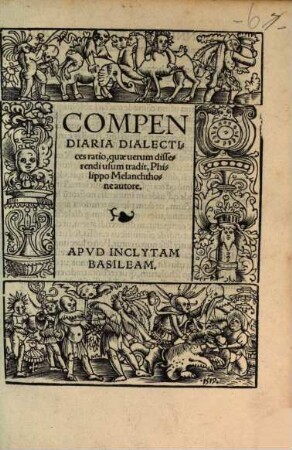 Compendiaria Dialectices ratio : quae verum disserendi usum tradit