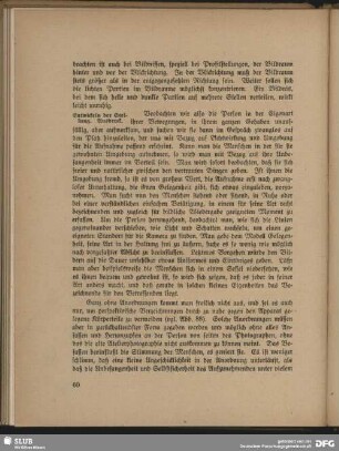Entwicklung der Stellung. Ausdruck