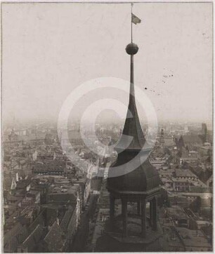 Turmhelm des Nordturms der Magdalenenkirche Breslau