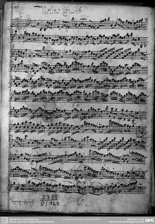 Concertos - Mus.2389-O-121b - Mikrofilm : vl, strings, bc - B|b; RV 366