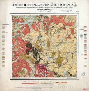 [4849] Radeberg, Geologische Specialkarte des Königreichs Sachsen