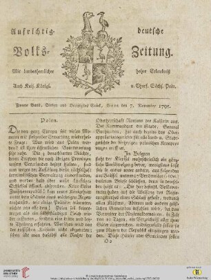 Zweiter Band. Sieben und Dreißigstes Stück