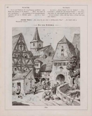"Vor dem Städtchen"