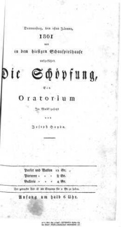 Die Schöpfung