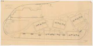 Bundesgartenschau 1955, Kassel: Hofbleiche Kleingartenanlage 1:200