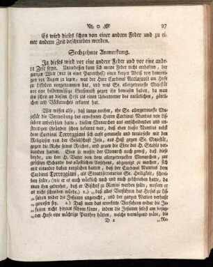 Sechzehnte Anmerkung. - Zwey und zwanzigste Anmerkung.