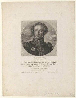 Bildnis des Comte Foy