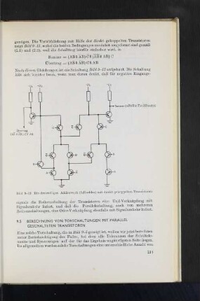 9.5 Berechnung von Torschaltungen mit parallel geschalteten Transistoren