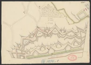 Plan d'une partie de Magdebourg ...