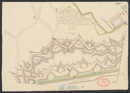 Plan d'une partie de Magdebourg ...