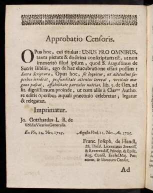 4v-4v, Approbatio Censoris
