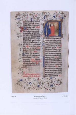 Tafe 10. Heimsuchung Mariä, Utrecht, 1. Viertel 15. Jh., Aa 122,449v
