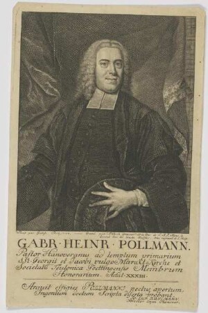 Bildnis des Gabr. Heinr. Pollmann