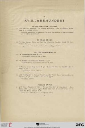 II. XVIII. Jahrhundert (Nr. 675-696)