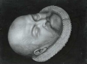 Bildnis Kurfürst Augusts auf dem Sterbebett