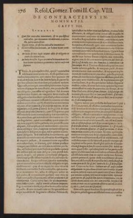 De Contractibus Innominatis. Caput VIII.