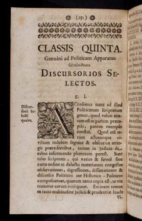 252-262, Classis Quinta