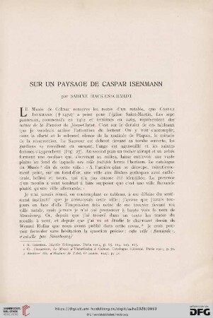 7: Sur un paysage de Caspar Isenmann