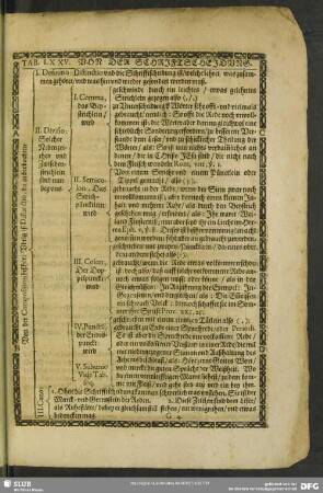Tab. LXXV. Von Der Schriftscheidung