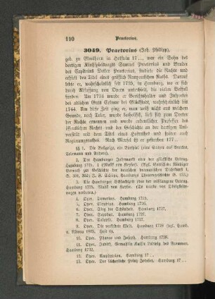 3049. Praetorius (Joh. Philipp)