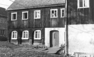 Steinigtwolmsdorf (obersorbisch Wołbramecy). Wesenitzmühle, im Hof