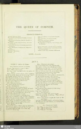 The Queen Of Corinth