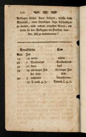 110-110, Druckfehler.
