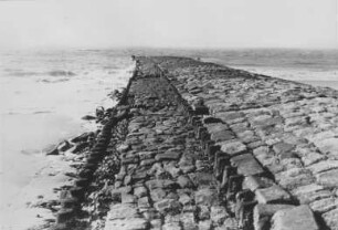 Beschädigte Buhne auf Borkum (1)