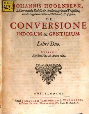 De conversione Indorum et Gentilium