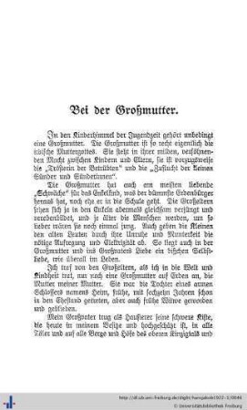 Bei der Großmutter.