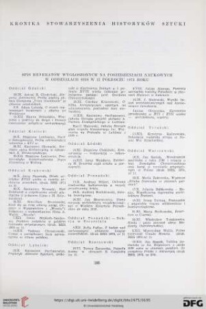 Kronika Stowarzyszenia Historyków Sztuki